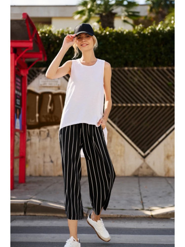 Marisse Asymmetrical White Top