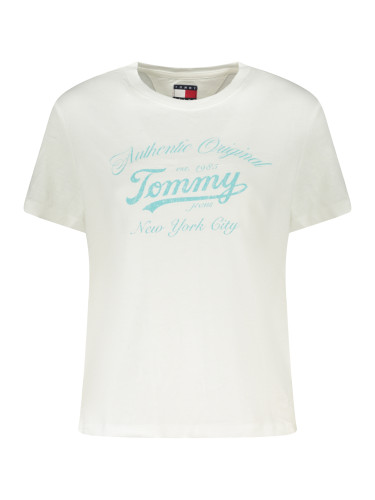 Бяла тениска с къс ръкав Tommy