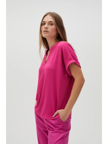 Marisse Women's Shirt L-Ko-4623 Fuchsia