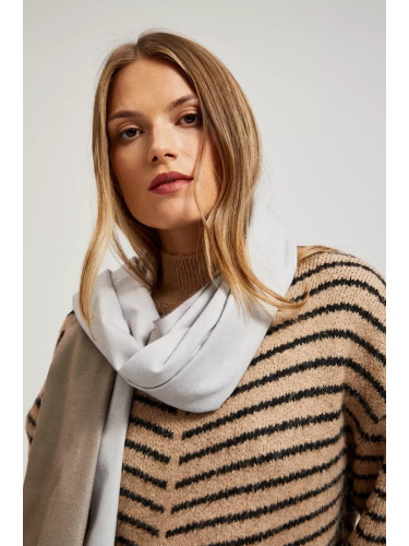 Marisse Scarf With Pearl Fringes