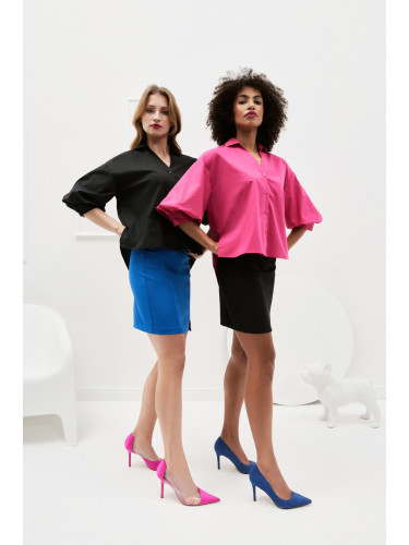 Marisse Women's Skirt L-Sc-4002 Blue