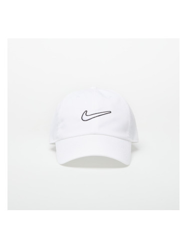 Шапка Nike Club Unstructured Swoosh Cap White/ White S/M