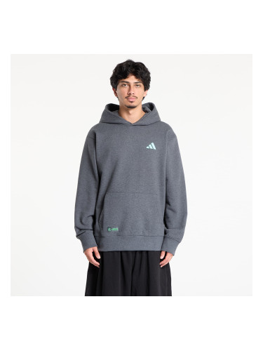 Суитшърт adidas Mercedes - AMG Petronas Formula One Team Premium Sweat Hood Dark Grey Heather XL