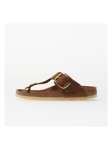 Сникърси Birkenstock Gizeh Big Buckle Natural Leather Oiled Cognac EUR 41