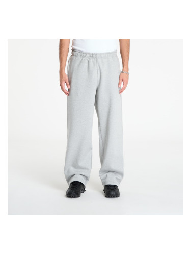 Суитшърт Nike Solo Swoosh Men's Fleece Open-Hem Pants Dk Grey Heather/ Lt Smoke Grey/ White XS