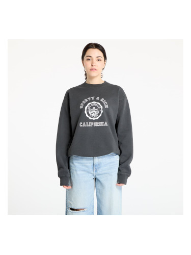 Суитшърт Sporty & Rich California Emblem Crewneck Faded Black L