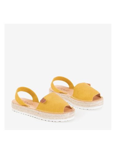 Resti Yellow women's platform sandals Zarelin - Footwear