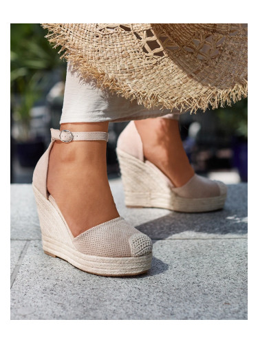 Resti Beige women's Meylasi heeled sandals