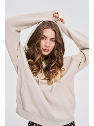 Marisse Beige Hoodie