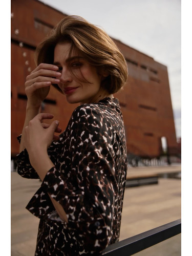 Marisse Brown Viscose Shirt