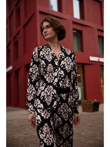 Marisse Black Viscose Shirt