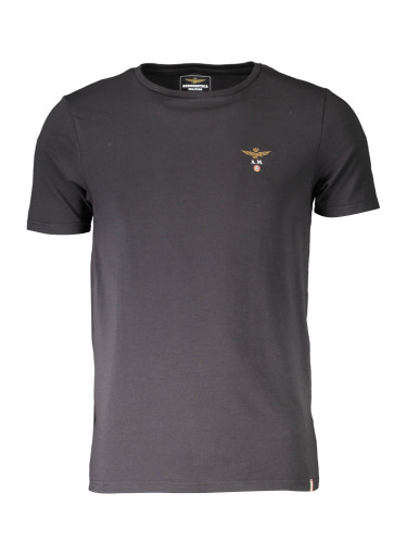 AERONAUTICA MILITARE BLACK MEN'S OUTERWEAR T-SHIRT
