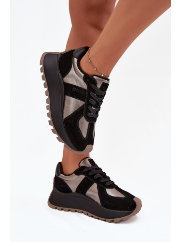 BIG STAR SHOES Дамски Обувки От Гаучо С Топло Изолиране На Платформа Big Star