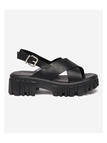 Resti Black women's sandals on a massive Otida sole - Footwear