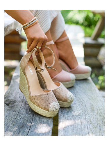 Resti Brown women's Meylasi platform sandals