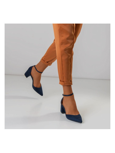 Resti Navy blue women's sandals on the post by Rumil - Footwear