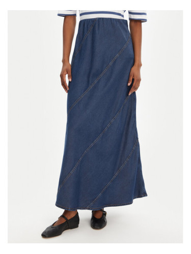 Munthe Макси пола Parson 252122225207 Син Regular Fit