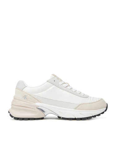 Calvin Klein Jeans Сникърси Hike Runner Mg Nylon Perl YW0YW01963 Бял