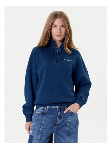 Guess Jeans Суитшърт W5YQ10 KCXQ1 Тъмносин Regular Fit