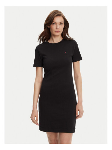 Tommy Hilfiger Ежедневна рокля New Cody WW0WW42721 Черен Slim Fit