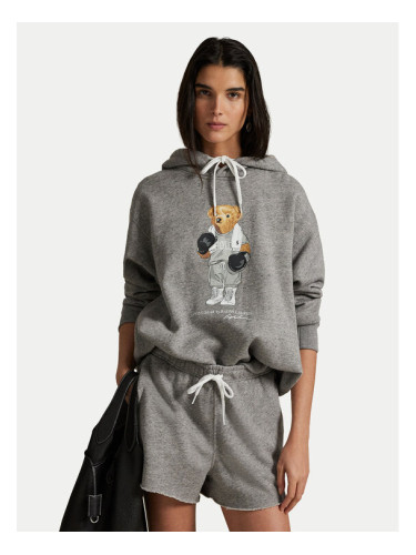 Polo Ralph Lauren Суитшърт 211971713001 Сив Relaxed Fit