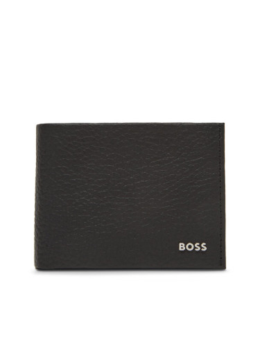 BOSS Портфейл New Crosstown 50548805 10242583 01 Черен