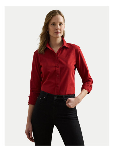 LAUREN RALPH LAUREN Риза 200925378004 Червен Relaxed Fit