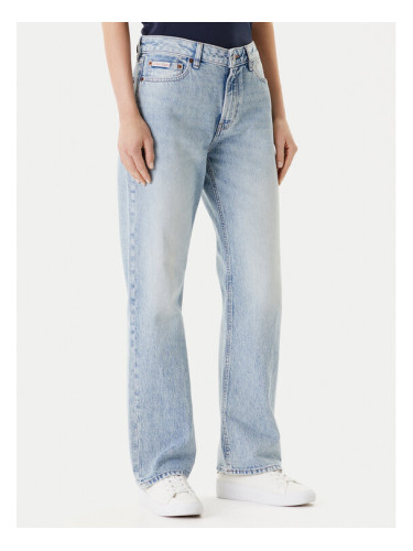 Calvin Klein Jeans Дънки Signature 90s LV147C700G Син Straight Fit
