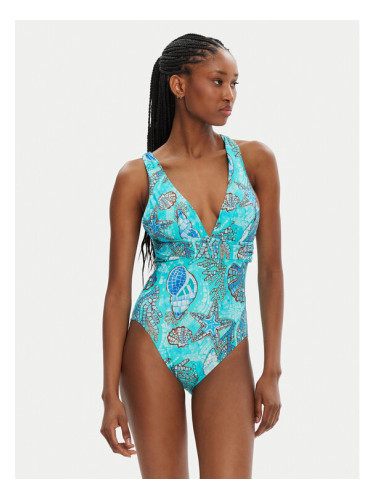 Seafolly Бански костюм La Mer 10950-214 Електриков