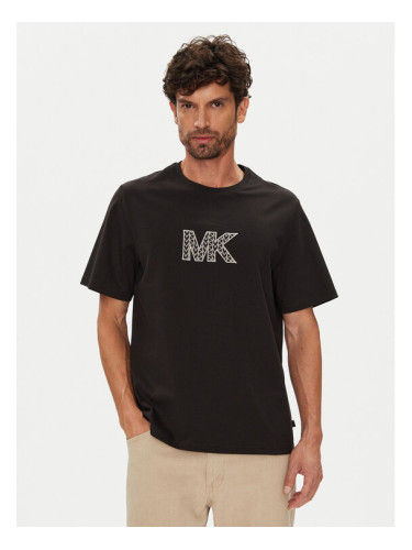 Michael Kors Тишърт CT552LN1V2 Черен Regular Fit