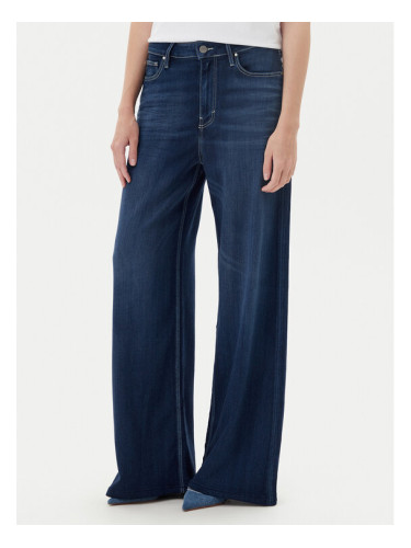 Guess Дънки W5YA82 D0782 Тъмносин Wide Leg