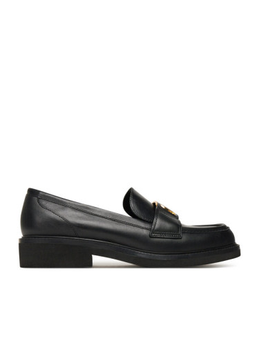 Guess лоуфъри с дебела подметка FLPSHU LEA14 Черен