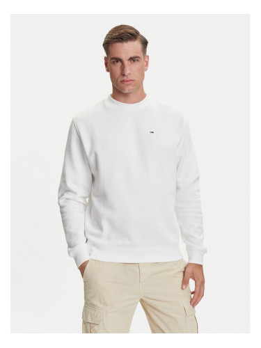 Tommy Jeans Суитшърт DM0DM20741 Екрю Regular Fit