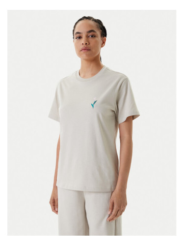 adidas Тишърт House of Tiro Graphic JM4358 Бежов Regular Fit