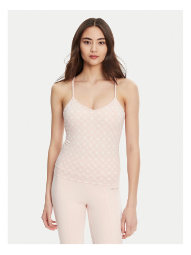 Guess топ V5YP11 MC03W Розов Slim Fit