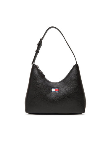 Tommy Jeans Дамска чанта Tjw Must Shoulder Bag AW0AW17548 Черен