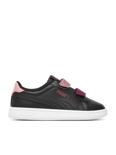Puma Сникърси Smash 3.0 L Glitter Velcro V Ps 395609 07 Черен