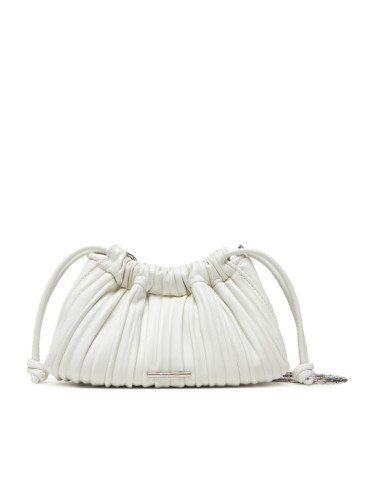 Calvin Klein Дамска чанта Drawstring Plisse Conv Mini Cb P LV04F3077G Бял