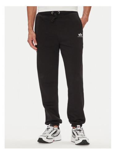 Alpha Industries Долнище анцуг 156370 Черен Regular Fit