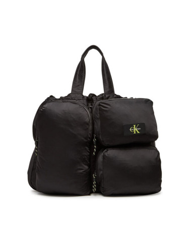 Calvin Klein Сак Tech Utility Tote LV04G3148G Черен