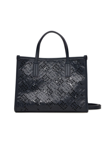 Tommy Hilfiger Дамска чанта Th City Mini AW0AW17500 Тъмносин