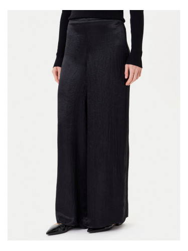 Marella Панталони тип палацо William 2525136051 Черен Wide Leg