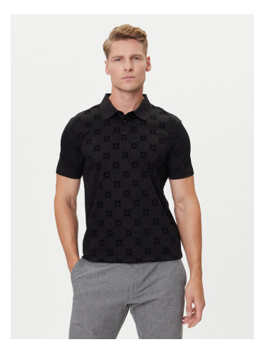 JOOP! Тениска с яка и копчета 17 JJ-24Bartholo 30046986 Черен Modern Fit