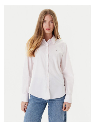 Tommy Hilfiger Риза Ess WW0WW47169 Розов Regular Fit