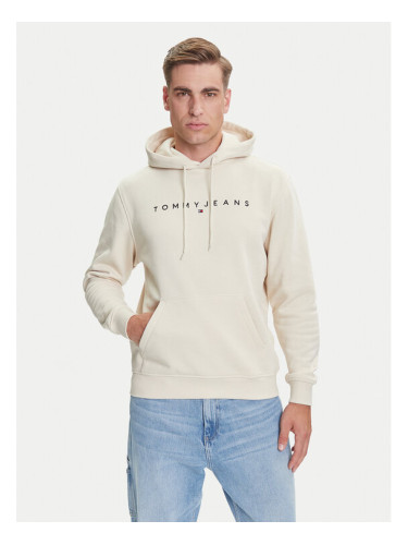 Tommy Jeans Суитшърт DM0DM20746 Бежов Regular Fit