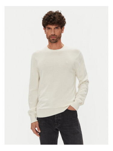 Calvin Klein Пуловер LV040BM343 Екрю Regular Fit
