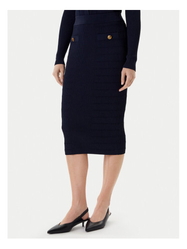 Guess Мини пола W5YD66 Z0130 Тъмносин Slim Fit