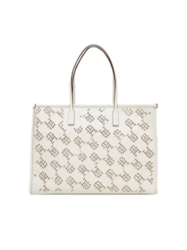 Tommy Hilfiger Дамска чанта Th City AW0AW17501 Екрю