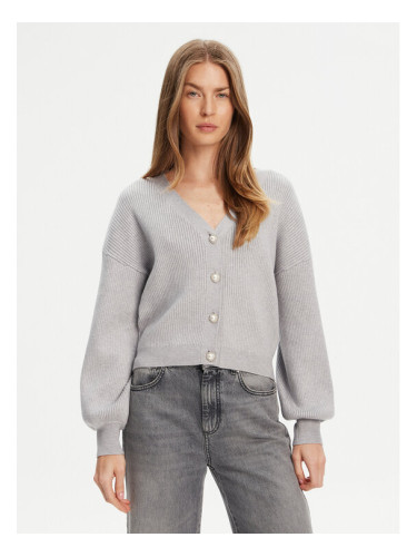Guess Кардиган W5YR07 Z2ZK2 Сив Relaxed Fit