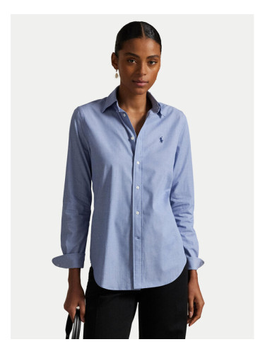 Polo Ralph Lauren Риза 211941509004 Светлосиньо Slim Fit